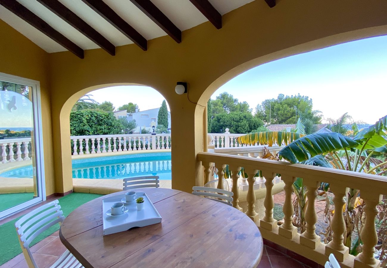 Вилла на Дения / Denia - Villa Canoa-3-d vistas al mar , piscina MT003